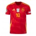 Spain Dani Olmo #10 Replica Home Shirt Euro 2024 Short Sleeve